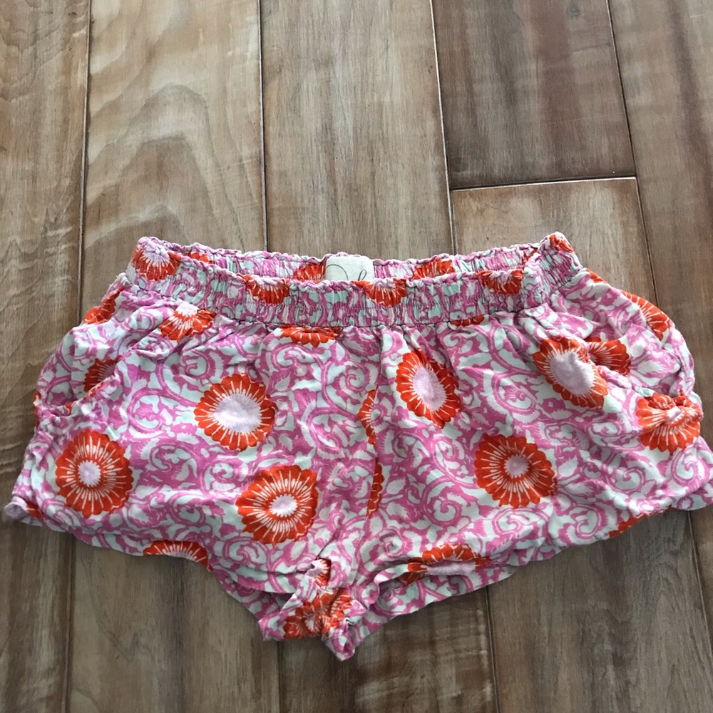 Peek flowy booty shorts